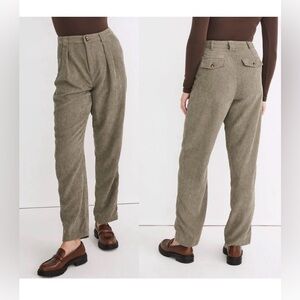 Madewell Green Corduroy Trousers
